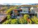 Beautiful modern home with a cozy backyard featuring a pool, firepit, and comfortable outdoor seating areas at 6525 E Cave Creek Rd # 40, Cave Creek, AZ 85331