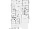 Detailed floor plan showcasing the layout of the home, including bedrooms, bathrooms, kitchen, and living areas at 6694 W Ripken Ct, Florence, AZ 85132
