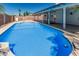 Cool off in this in-ground pool, perfect for hot summer days at 676 W Shawnee Dr, Chandler, AZ 85225
