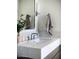 Bathroom featuring a modern sink, marble countertop, and chrome fixtures at 7215 N Black Rock Trl, Paradise Valley, AZ 85253