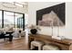 Bright living room showcases elegant decor, natural light, and mountain views at 7215 N Black Rock Trl, Paradise Valley, AZ 85253