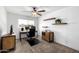 Cozy home office with modern furnishings and ample natural light at 7802 N 6Th St, Phoenix, AZ 85020