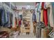 Well-organized walk-in closet with shelving and hanging storage at 8160 E Keats Ave # 364, Mesa, AZ 85209