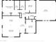 A detailed floor plan showcasing the layout of the home, including the primary bedroom, kitchen, and living room at 8321 W Hughes Dr, Tolleson, AZ 85353