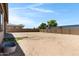 Large backyard space with potential for landscaping and outdoor living at 8350 W Carole Ln, Glendale, AZ 85305