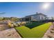 Contemporary house with a sprawling backyard, swimming pool, and desert landscaping at 8366 E Old Paint Trl # 3, Scottsdale, AZ 85266