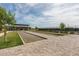 Close-up of the bocce ball court in the neighborhood with easy access and clear views of the community at 10127 E Tillman Ave, Mesa, AZ 85212