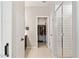 Bright bathroom featuring a glass-enclosed shower and a walk-in closet at 12176 E Chevelon Trl, Gold Canyon, AZ 85118