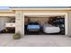 Spacious three-car garage providing ample parking and storage at 12176 E Chevelon Trl, Gold Canyon, AZ 85118