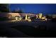 Expansive desert-landscaped backyard featuring cacti, gravel, and strategically placed lighting at 17179 S 174Th S Dr, Goodyear, AZ 85338