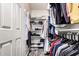 Walk-in closet with shelving and racks offers ample storage space at 17363 W Lisbon Ln, Surprise, AZ 85388