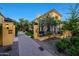 Charming home with manicured front yard and private walkway at 18927 N 101St St, Scottsdale, AZ 85255