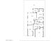 Detailed floor plan of the house layout, showcasing the room sizes and the flow of the home at 19127 N 79Th Dr, Glendale, AZ 85308