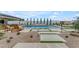 Gorgeous pool area with desert landscaping, sundeck, and a covered outdoor seating at 20426 E Arroyo Verde Dr, Queen Creek, AZ 85142
