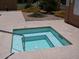Relaxing tiled hot tub with handrail in a well-maintained community pool area at 2123 E Kirkland Ln # 3, Tempe, AZ 85281