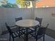 Cozy patio area, perfect for relaxing or enjoying a meal outdoors at 2123 E Kirkland Ln # 3, Tempe, AZ 85281