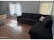 Comfortable living room is bright and airy at 235 W Southern Ave # 150, Mesa, AZ 85210