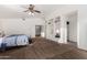 Bright main bedroom featuring neutral tones, lots of natural light, and comfortable carpet at 33828 N Pate Pl, Cave Creek, AZ 85331