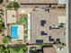 Beautiful home with a backyard pool, basketball court, and lush landscaping at 3806 E Taurus Pl, Chandler, AZ 85249