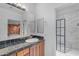 This bathroom features a single sink and walk-in shower at 3806 E Taurus Pl, Chandler, AZ 85249