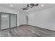 This bedroom features stylish floors and closet with sliding doors at 3806 E Taurus Pl, Chandler, AZ 85249