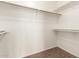 Spacious walk-in closet with shelving and rods for ample storage at 385 E Ironwood Dr, Chandler, AZ 85225