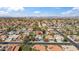 High angle shot of a neighborhood, pinpointing a home with a red marker at 6164 E Greenway Ln, Scottsdale, AZ 85254