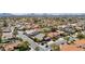 Elevated perspective of a quiet, neatly planned neighborhood, filled with charming Gathering homes at 6164 E Greenway Ln, Scottsdale, AZ 85254