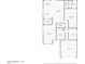 Detailed floor plan showing the layout of the home, including the location of the bedrooms, bathrooms, and living areas at 6875 W Townley Ave, Peoria, AZ 85345