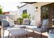 Cozy outdoor patio with comfortable seating and a quaint design at 1309 W Lynwood St, Phoenix, AZ 85007