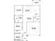 Layout of the house showing the placement of rooms including bedrooms, kitchen, Gathering room, and garage at 1385 W Ridge Rd, Apache Junction, AZ 85120