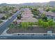 Aerial view showing residential neighborhood with sidewalks and desert landscaping at 19334 W Pasadena Ave, Litchfield Park, AZ 85340