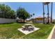 Community picnic area with picnic table and well-maintained green space at 19833 N 47Th Ln, Glendale, AZ 85308