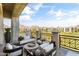 Relaxing patio with comfortable seating area and golf course views at 2 Biltmore Est # 313, Phoenix, AZ 85016