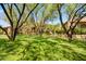 Lush green space and mature trees surround homes in a community at 20704 N 90Th Pl # 1015, Scottsdale, AZ 85255