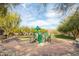 Outdoor playground with lush green surroundings and stone accents, perfect for Gathering fun at 20704 N 90Th Pl # 1015, Scottsdale, AZ 85255