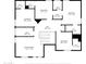 Upstairs floor plan showing bedrooms, bathrooms, and walk-in closets at 22812 N 123Rd Dr, Sun City West, AZ 85375