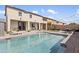Beautiful backyard pool and patio perfect for outdoor entertaining with a built-in barbecue at 22812 N 123Rd Dr, Sun City West, AZ 85375