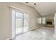 Cozy living room with a vaulted ceiling, fireplace and access to the backyard patio via sliding glass doors at 2515 S Maple Ave # 103, Tempe, AZ 85282