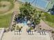 Exclusive community spa offers a tranquil escape with lush landscaping, lounge chairs, and serene atmosphere at 2629 E Verbena Dr, Phoenix, AZ 85048