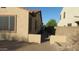 Exterior view showing side yard with privacy walls and access to an outdoor patio at 29462 N 126Th Ln, Peoria, AZ 85383