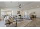 Open floor plan integrating living, dining, and kitchen areas for seamless entertaining and living at 3834 E Clarendon Ave, Phoenix, AZ 85018
