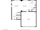 First floor plan featuring the kitchen, dining area, living room, foyer, bath, and garage at 4117 E Baylor Ln, Gilbert, AZ 85296