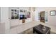 Spacious living room featuring custom built-ins, ideal for entertaining at 4765 E Charleston Ave, Phoenix, AZ 85032