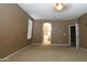 Neutral bedroom with adjoining bath and lots of natural light to make this space feel large and inviting at 6619 W Cordia Ln, Phoenix, AZ 85083