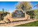 Entrance sign for Las Sendas Golf Club, The Vistas Pavilion, The Grille & Patio at 6929 E Quill St, Mesa, AZ 85207