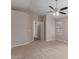 Expansive bedroom with carpet, ceiling fan and entryway to other rooms at 1058 W Swan Dr, Chandler, AZ 85286