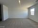 Neutral bedroom features neutral carpet and one window at 11796 N Vanero Ct, Maricopa, AZ 85139