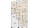 Open-concept floor plan with a spacious great room, primary suite, and a tandem two-car garage at 11796 N Vanero Ct, Maricopa, AZ 85139