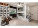 Unique bedroom featuring a built-in bunk bed with a basketball hoop and stylish decor at 1217 W Fever Tree Ave, San Tan Valley, AZ 85140